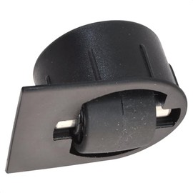 WAGNER ROLLER-MINI Ultrasoft Swivel Castor / Countersunk Roller Diameter 15 mm Black Plastic Housing 30 / Diameter 25 x 14 / 5 mm Metal Pin Load Capacity 50 kg Made in Germany 01706301