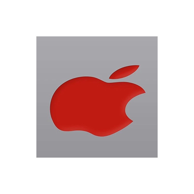 Applicable Pun Red Macbook Apple Color Changer Translucent Vinyl Decal