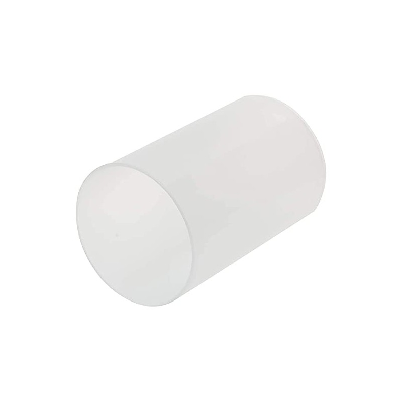SUNWO Various Size Frosted Glass Hurricane Candle Holders, Frosted Glass