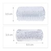 Relaxdays Nail Brush Set of 8 Double-Sided Hand Brushes with