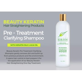 Beauty Keratin Pre-Treatment Clarifying Shampoo 16oz / 500ml