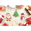 Snowman, Tree and Santa Claus Metal Pins with Stylish Finish