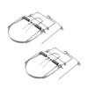 2 Pack Small Animal Traps Mouse Trap,Spring Trapt Rodent Cage,Suit