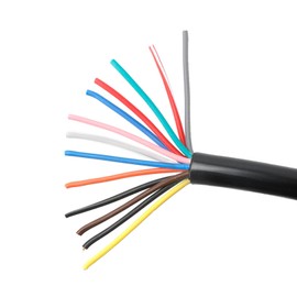 Car Cable, Trailer Cable 13, 2 m 13 Core Cable, Trailer Cable, Trailer Adapter 13 to 7 Pin Vehicle Cable Various Applications, Trailer Cable 13 Pin, 13 Pin Cable Suitable for Trailers