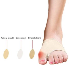 2x Toe Separator Toe Correction Bunion Protection Splint Training Band Hallux Valgus Foot Bandage Ball Protection Toe Separator