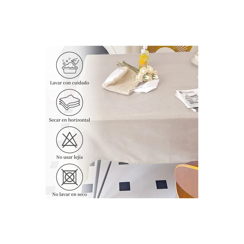 Mantel Para Mesa Rectangular Decoracion Comedor 1.41.8m