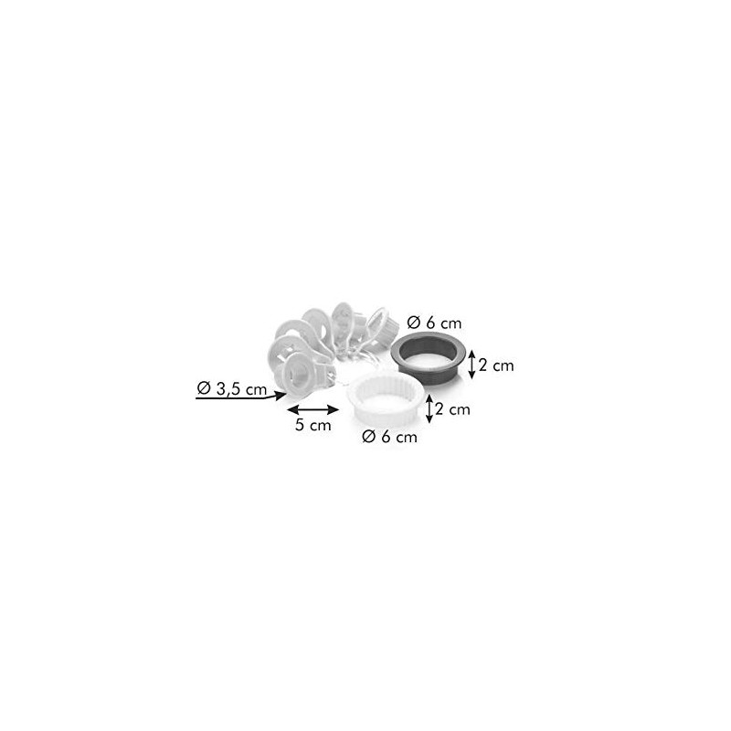 Tescoma Delicia Cookie 630910 Traditional Linzer Cutter Set of 8