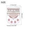 sourcing map 21 Keys Thumb Piano,Transparent Cat Paw Portable Finger
