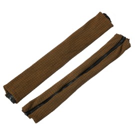 uxcell 2pcs Office Chair Arm Covers, Office Chair Armrest Covers Stretchable Computer Chair Arm Covers Protectors for Office Gaming Chair, Brown