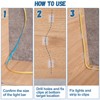 VARMDUKKE 50 Set Waterproof LED Rope Light Clips, 5 mm