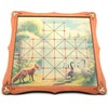 Fox & Geese traditional wooden board game
