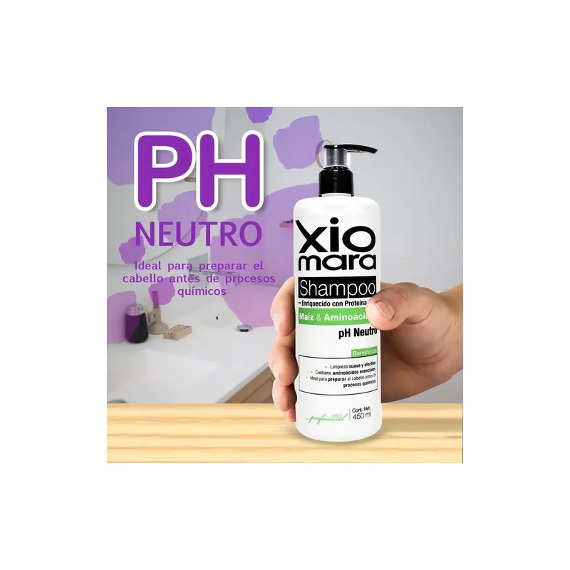 Xiomara Shampoo Proteína De Maíz Y Aminoácidos 450ml