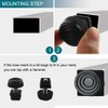 Sourcingmap Adjuster Leveling Feet 20 x 20mm Square Insert Kit