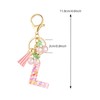 SELOVO Cute Keychain Accessory Cute Keychain Initial L Pink Cherry