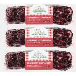 Montchevre Cranberry Cinnamon Goat Cheese 8 oz- Pack of 3