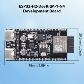 ESP32-H2 ESP32-H2-DevKitM-1-N4 Development Board AYWHP 1 Piece IoT Development Board 512KB 320KB ROM Type-C Interface with WiFi + Bluetooth 5.0, Compatible with Arduino