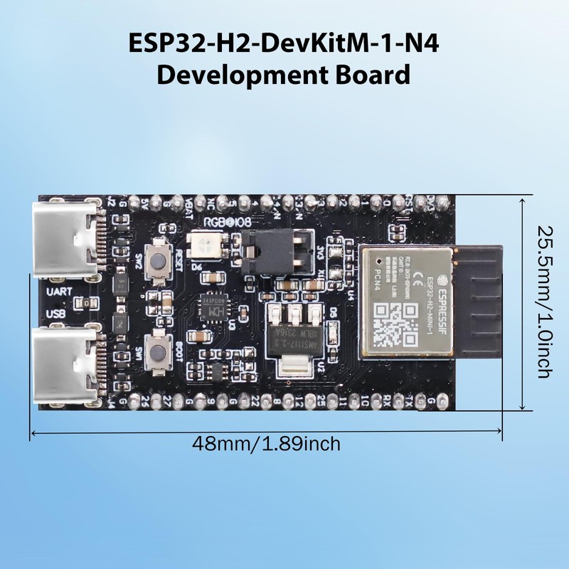 ESP32-H2 ESP32-H2-DevKitM-1-N4 Development Board AYWHP 1 Piece IoT Development Board