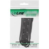 InLine® Socket Strip, 4-Way Protective Contact 5 m, Black