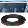 Rubber Seal Strip for Car Front Windshield, 1.7M/ 5.6Ft Cuttable