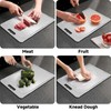ZYBIDEAL 2025 New 100% Pure Titanium Cutting Board with Grooves,