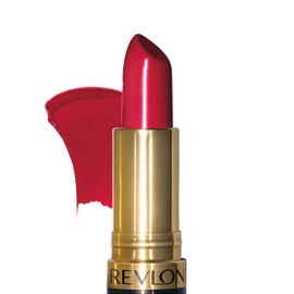 Revlon Super Lustrous Lipstick, High Impact Lipcolor with Moisturizing Creamy Formula, Infused with Vitamin E and Avocado Oil in Red / Coral, Love is On (745)