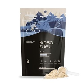 QUENUT - Hydro-Fuel Carbohidratos Simples en Polvo, 675g (15 Porciones) - Electrolitos y Cafena, Suplemento Alimenticio para Energa Instantnea (Sin...