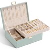 Vlando 2 Layer Jewelry Box Large Jewelry Organizer for Women