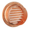 The gtr100r-y Ventilation Grill Round Recessed, Copper, 125 mm
