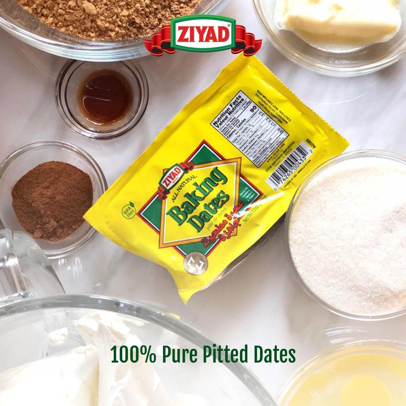 Ziyad Pure Date Paste, No Added Sugar, Ideal For Baking,