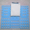 INTIRILIFE Folding Board Clothes Folding Aid in Blue – 67.5