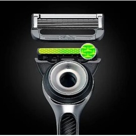 Gillette Lot of 2 Gillette Labs w/ Exfoliating Bar Men's 5 Blades 1 Razor w Stand NEW