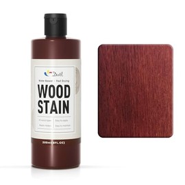 DWIL Water Based Wood Stain - Multiple Finishes, Fast Drying, Indoor and Outdoor Furniture, Wood Paneling, Cabinets and More, Low Odor ＆ Non-Toxic (8.5oz Red Cherry)