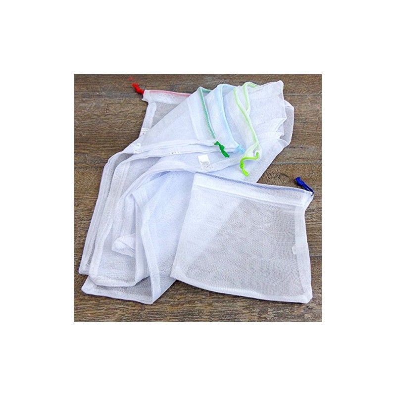 Natural Home Reusable Produce Bags, other-Size, White