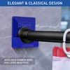 Adhesive Shower Curtain Rod Holder - Tension Curtain Rod Retainer