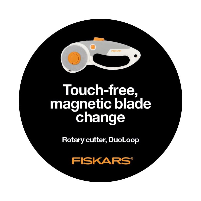 Fiskars® Easy Change DuoLoop Rotary Cutter (45 mm/60 mm)