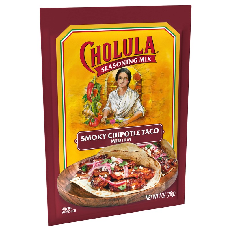Cholula Smoky Chipotle Taco Seasoning Mix, 1 oz (Pack of