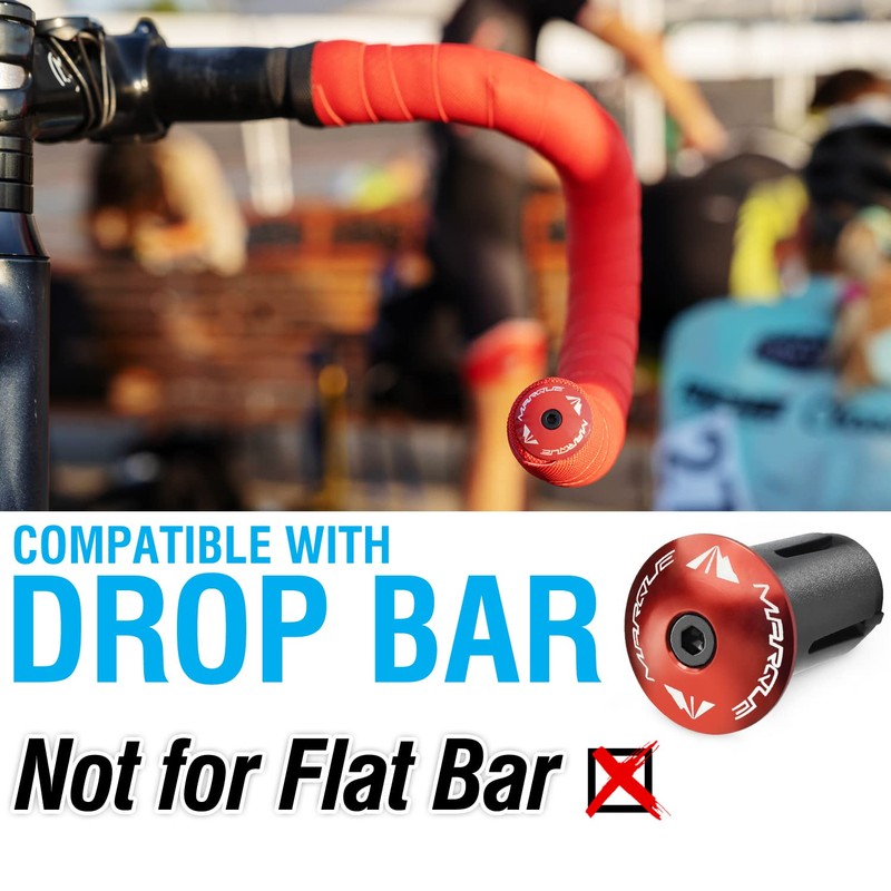 Marque Alloy Enz - Tapones de extremo de barra de