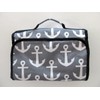 Cosmetic Organizer Travel Makeup Organizer Cosmetic Bag - Anchors Gray