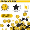 Whaline 300Pcs One Happy Dude Table Confetti Smile Face Lightning