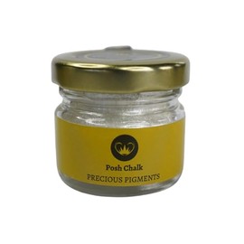 Posh Chalk PCP0203 Precious Pigment Powder- Platinum Gold 30ml - Vibrant Color Mix - DIY Craft, Upcycling, Furniture, Art - Wood, Glass, Metal, Fabric - High Luxury Pigmentation