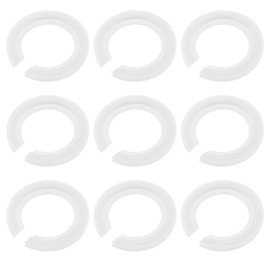 eMagTech 30Pcs Lamp Shade Ring Adapter E27 to E14 Plastic Lamp Shade Ring Converter Lampshade Ring Reducer Adaptor Washer for Lamp Holders