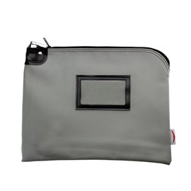 Locking Document Security HIPAA Compliant Bag, 11 x 15 inches (Gray)