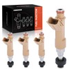 A-Premium Inyectores de combustible compatibles con Corolla 2014 2015, L4