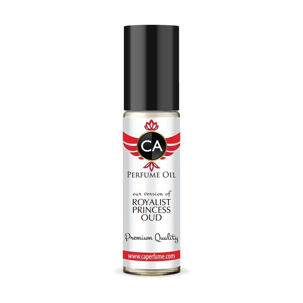 CA Perfume Impression of Royalist Princess Oud For Women Replica Fragrance Body Oil Dupes Alcohol-Free Essential Aromatherapy Sample Travel Size Concentrated Long Lasting Attar Roll-On 0.3 Fl Oz/10ml