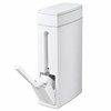 2-in-1 Bathroom Trash Can with Toilet Brush – Slim Narrow