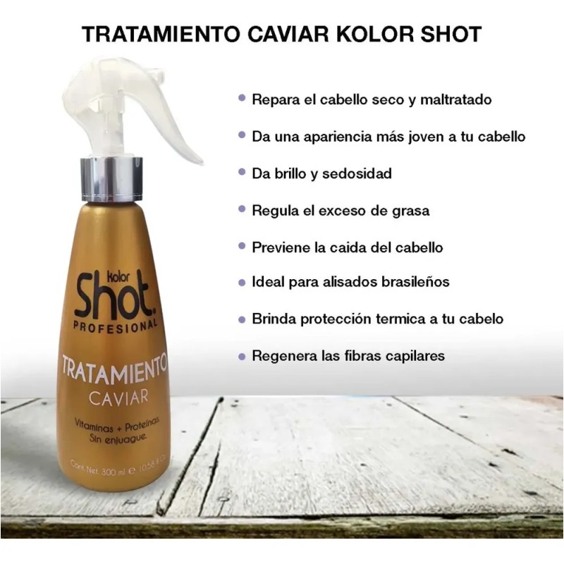 Tratamiento Para Cabello Maltratado O Seco Caviar Kolor Shot