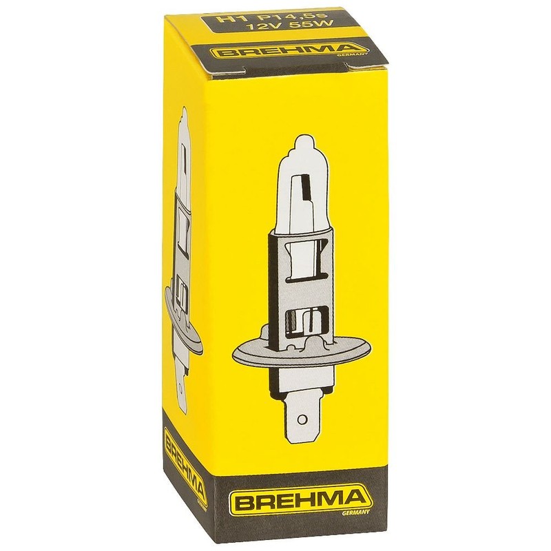 BREHMA 10x H1 12V 55W Halogen Car Lamp P14.5s