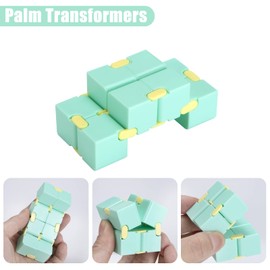 Infinity Cube, Magic Blocks, Fidget Toy Cube for Stress Relief, Anti Anxiety, Stress, Time Killing for Adults and Children (Pack of 2)