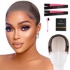 Lace Wig Grip Cap Women: 4x5 Transparent Swiss Lace Front