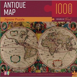 Go! Games, Antique Map 1000 Piece Puzzle
